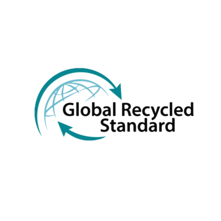 Global recycled standard logo Blue Toby sustainability