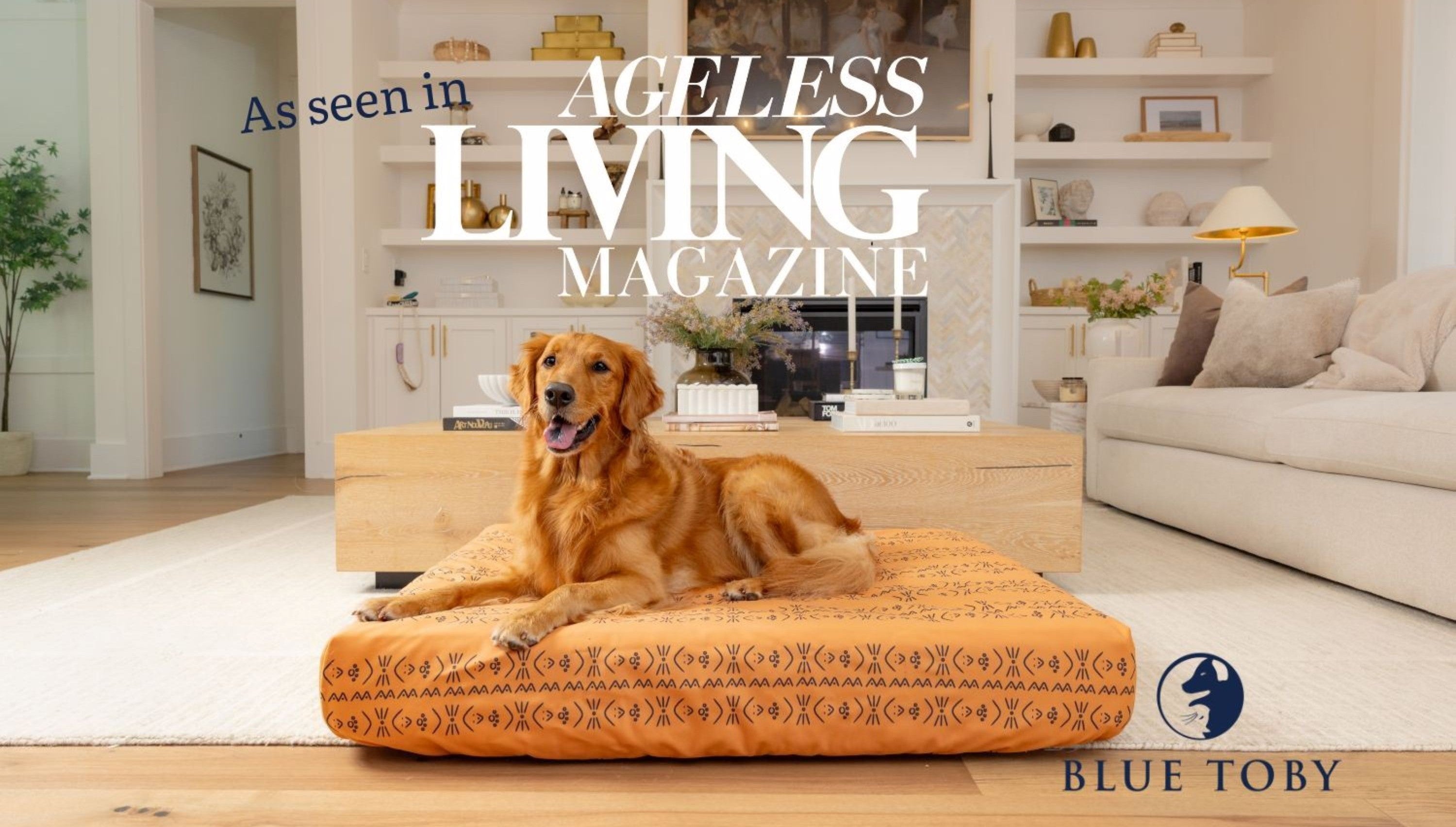 Blue Toby featured in Ageless Living Magazine