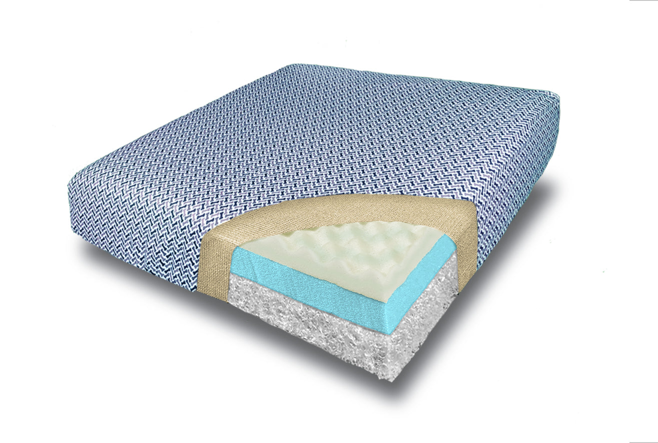 Blue Toby Eco Support Pet Bed cutaway